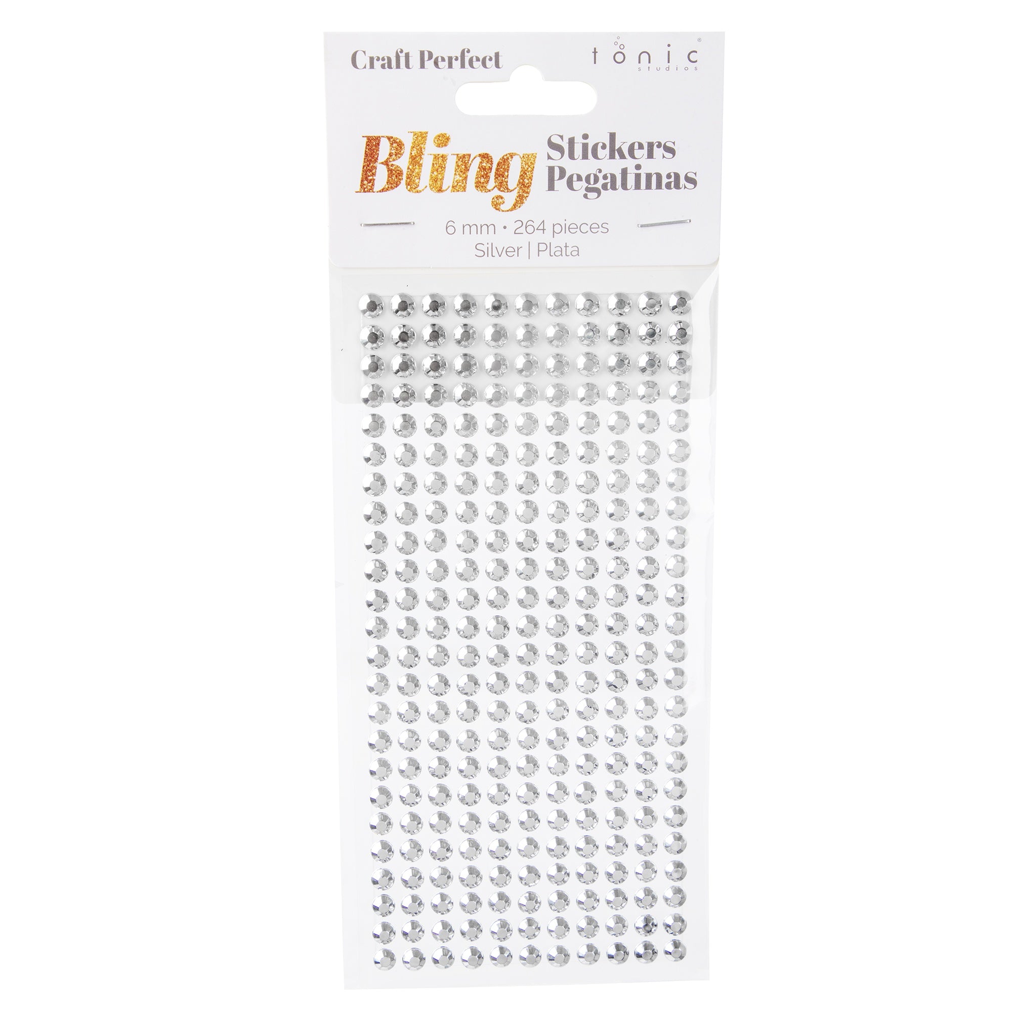 Rhinestone Sticker Sheet Silve JB-43226