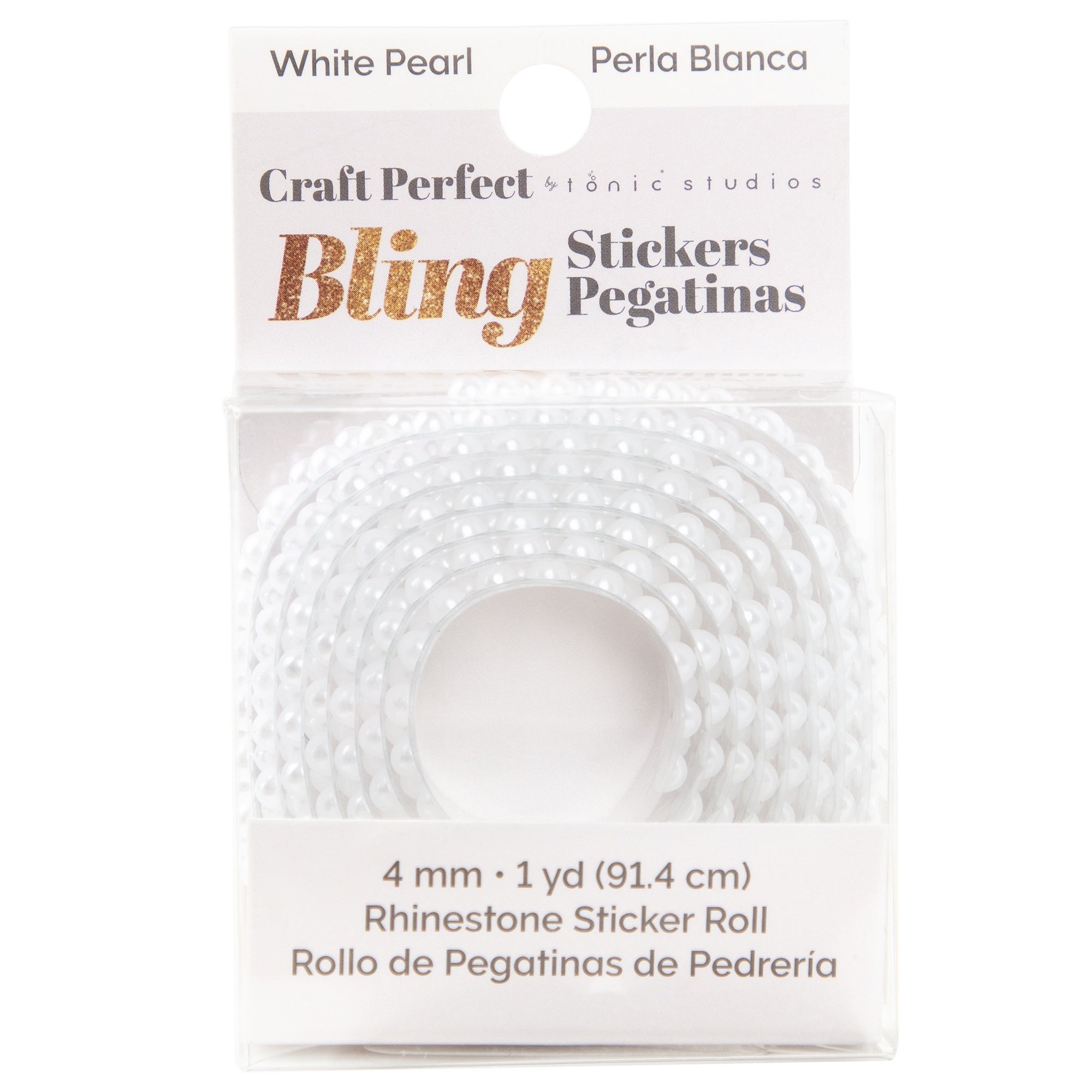 Pearl Sticker Roll White JB-43231