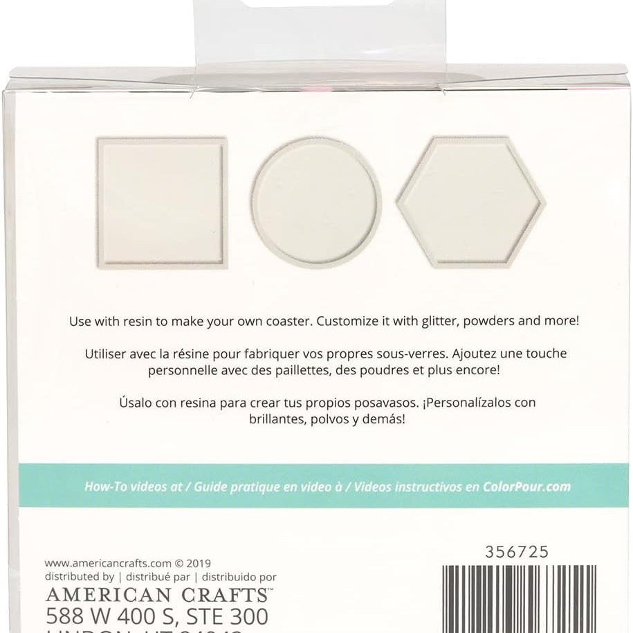 Color Pour Resin Mold 3/Pkg JB-43262
