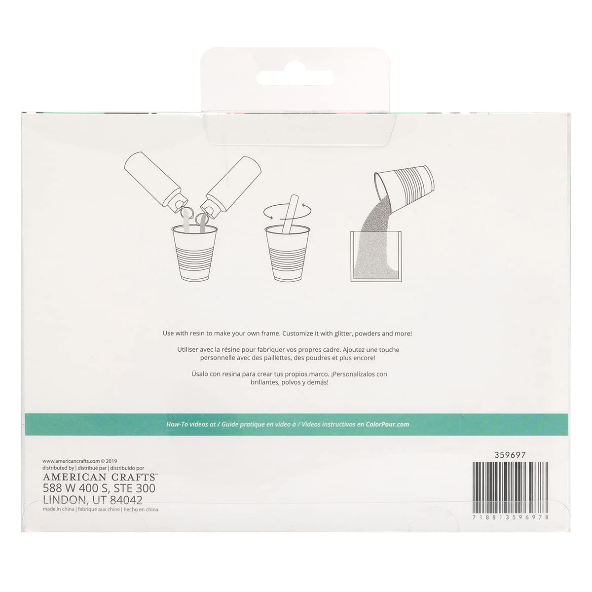 Color Pour Resin Mold 2/Pk JB-43267