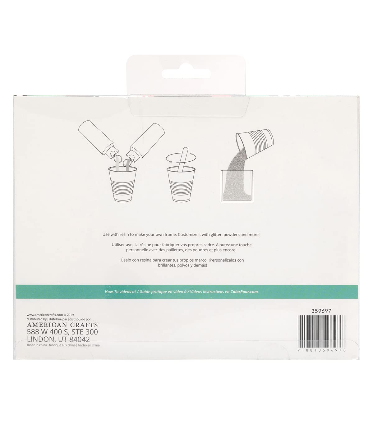Color Pour Resin Mold 2/Pk JB-43267
