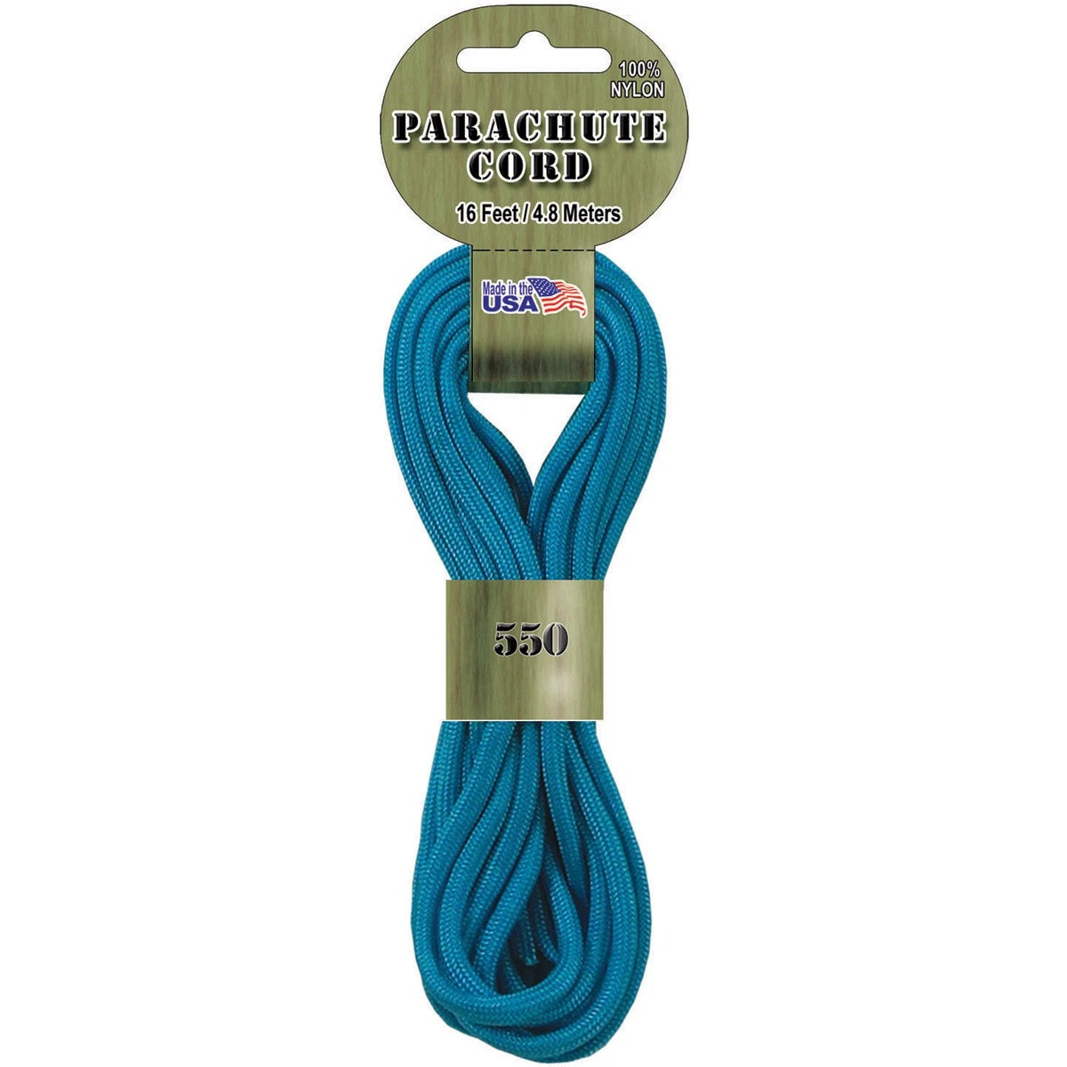 16' Turquoise Parchute Cord JB-43350