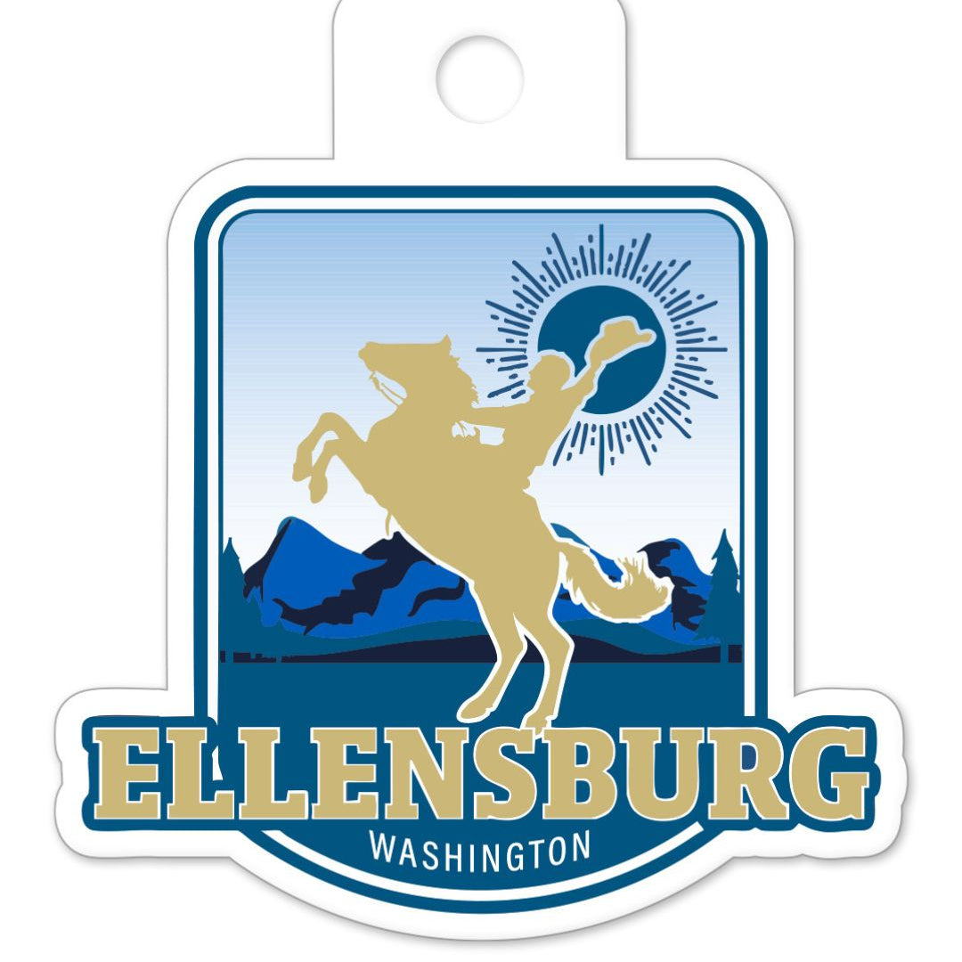 3X3 Eburg Bucking Horse Sticker JB-43360