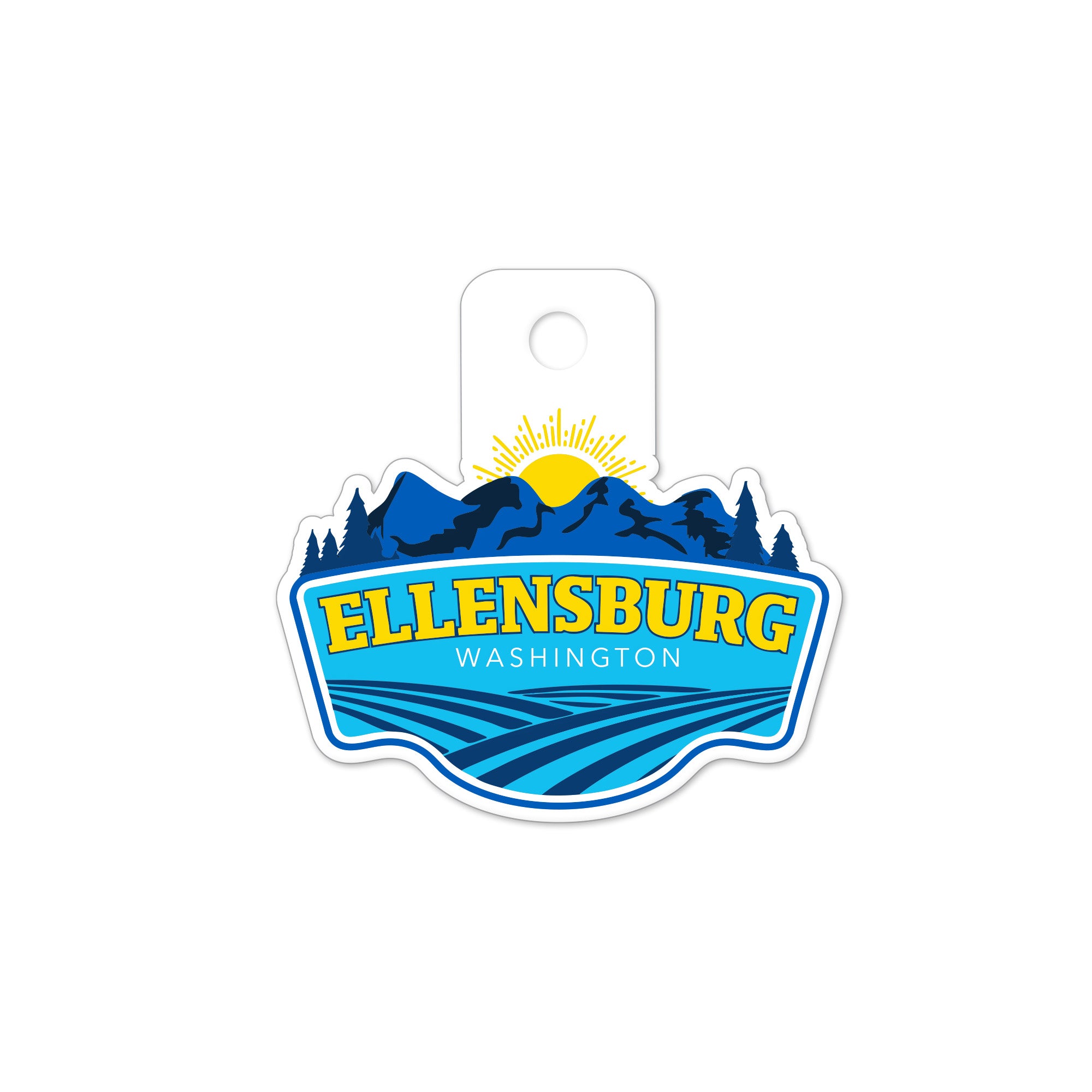 3X3 Eburg Sun Sticker JB-43361