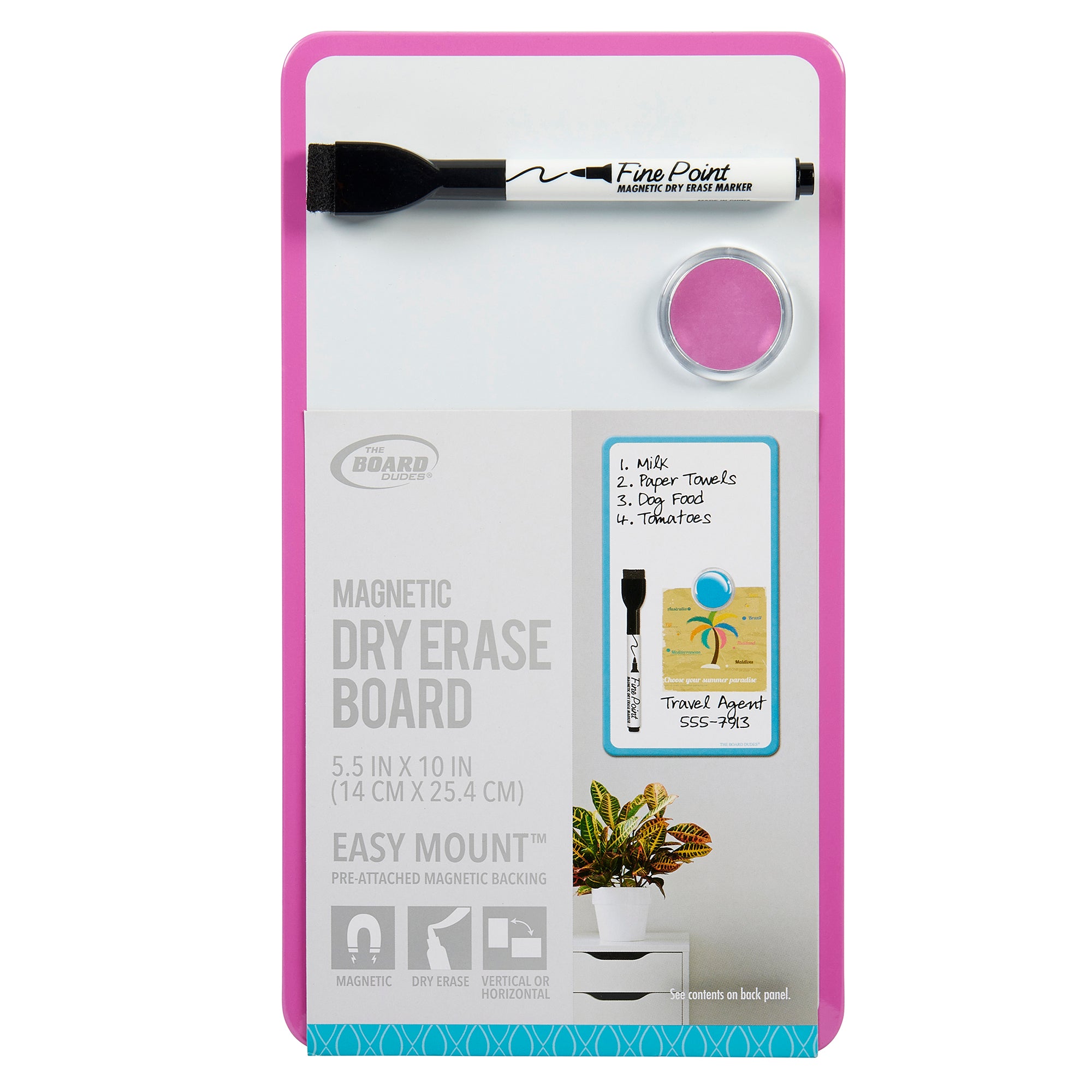 Compact Magnetic Dry Erase Brd JB-43426