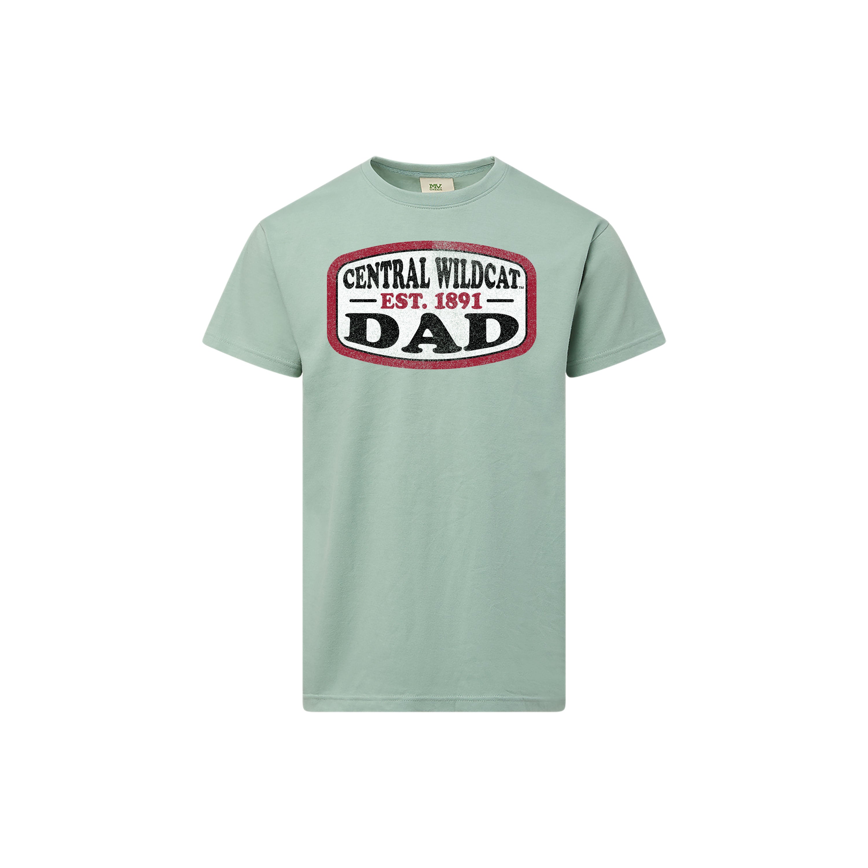 CWU Dad Tee JB-43469_GREENSTONE_HEATHER