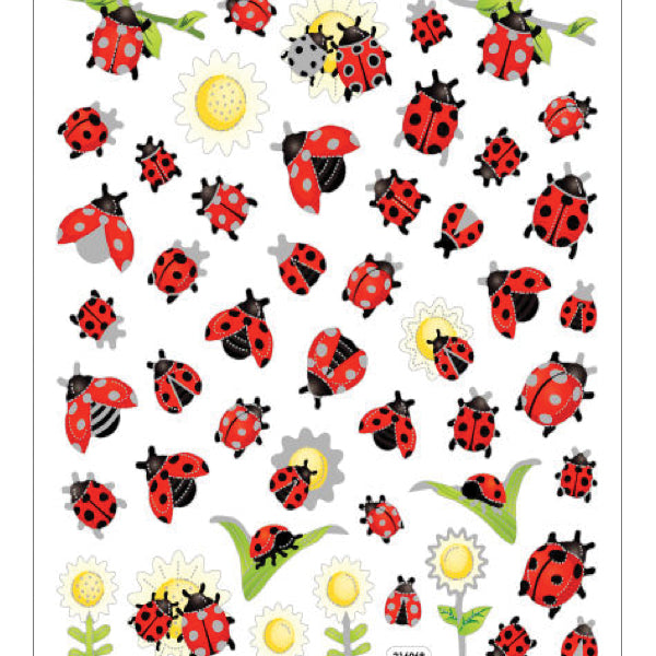 Ladybugs & Sunflowers Stickers JB-43492