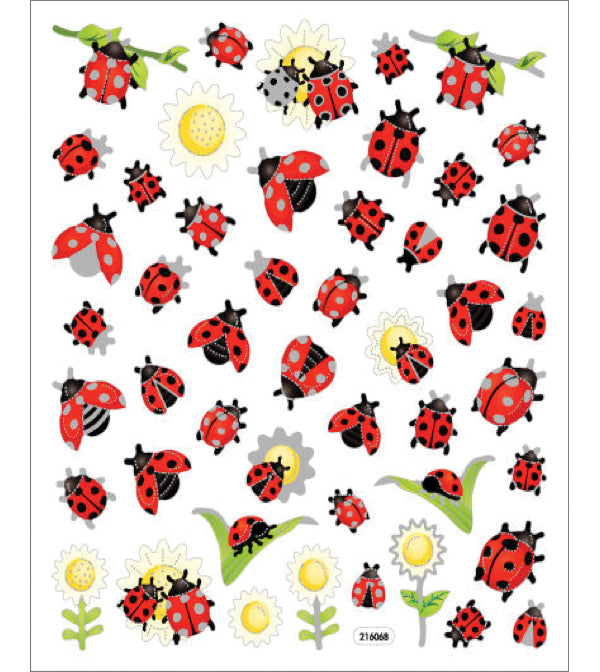 Ladybugs & Sunflowers Stickers JB-43492