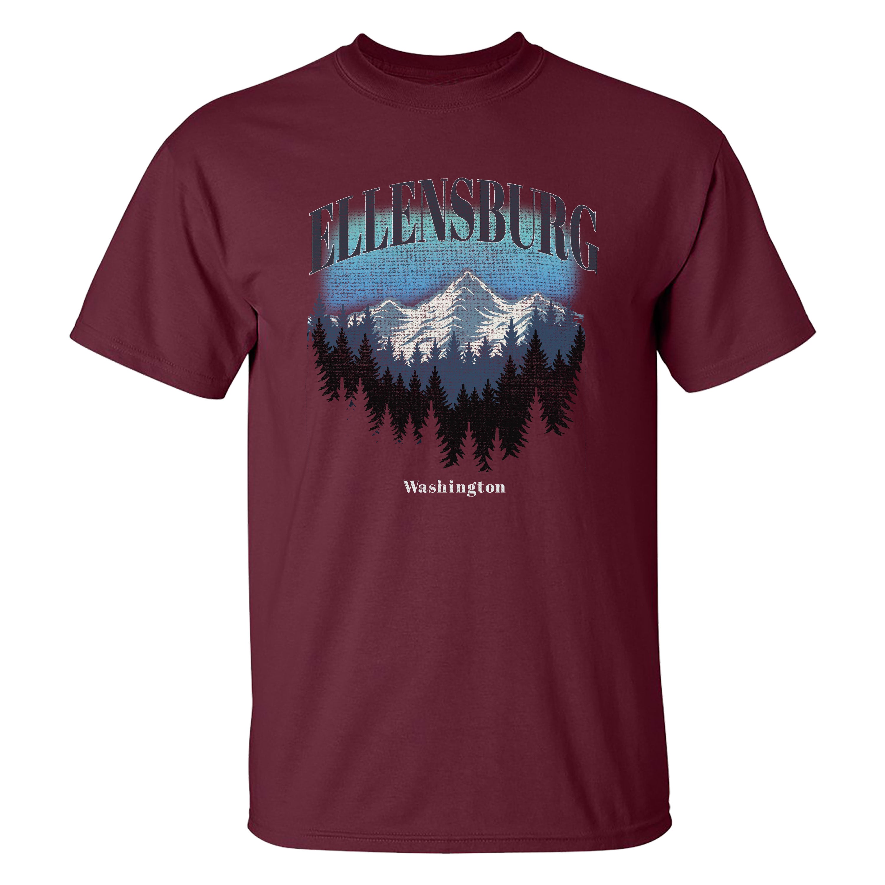 Ellensburg Tee Withmountains 60 JB-43553_MAROON