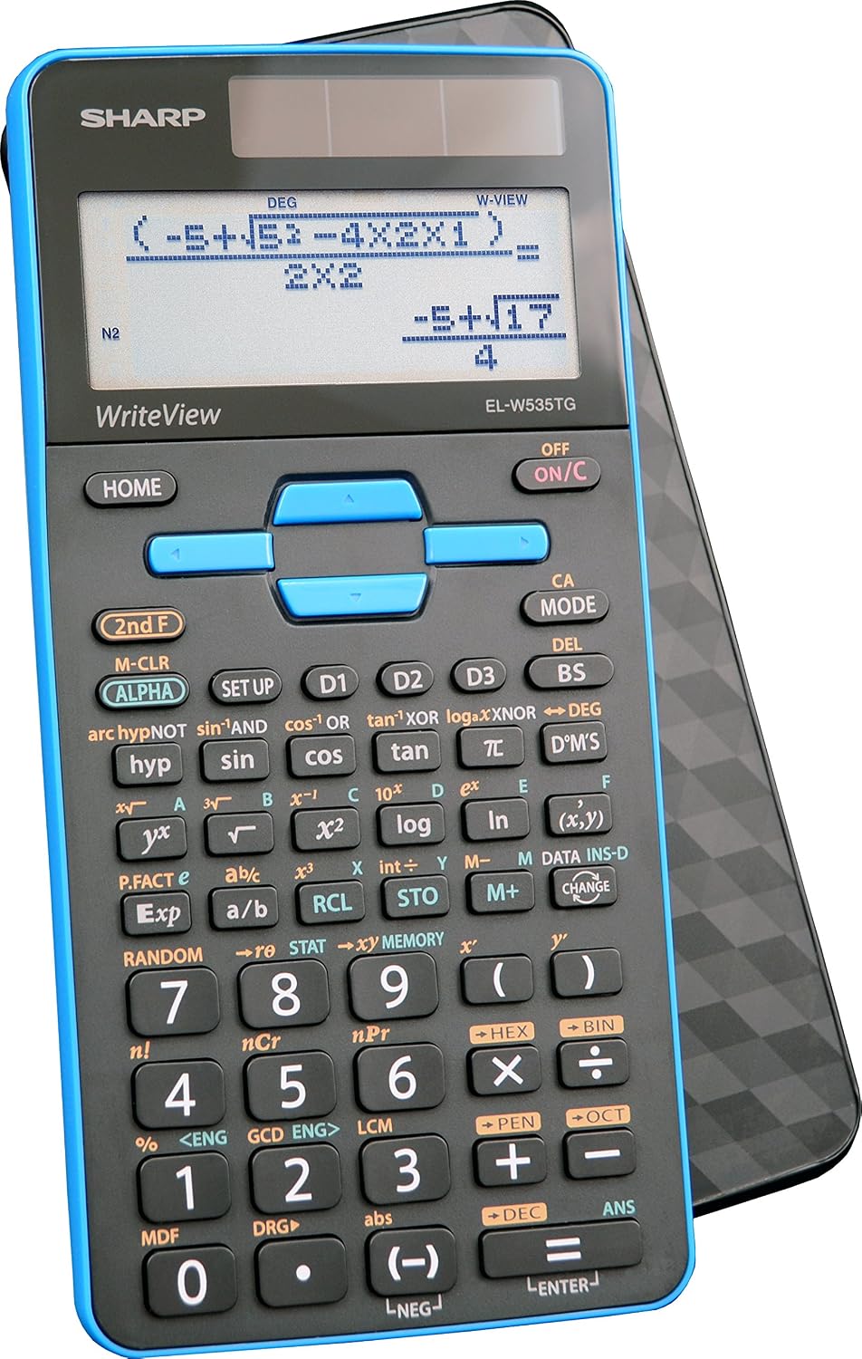 Sharp EL-W535TGBBL Scientific Calculator with WriteView™ 4 Line Display, Black, Blue JB-43616_3_68d58d1d-abc7-47b0-ad53-5993aaa680be