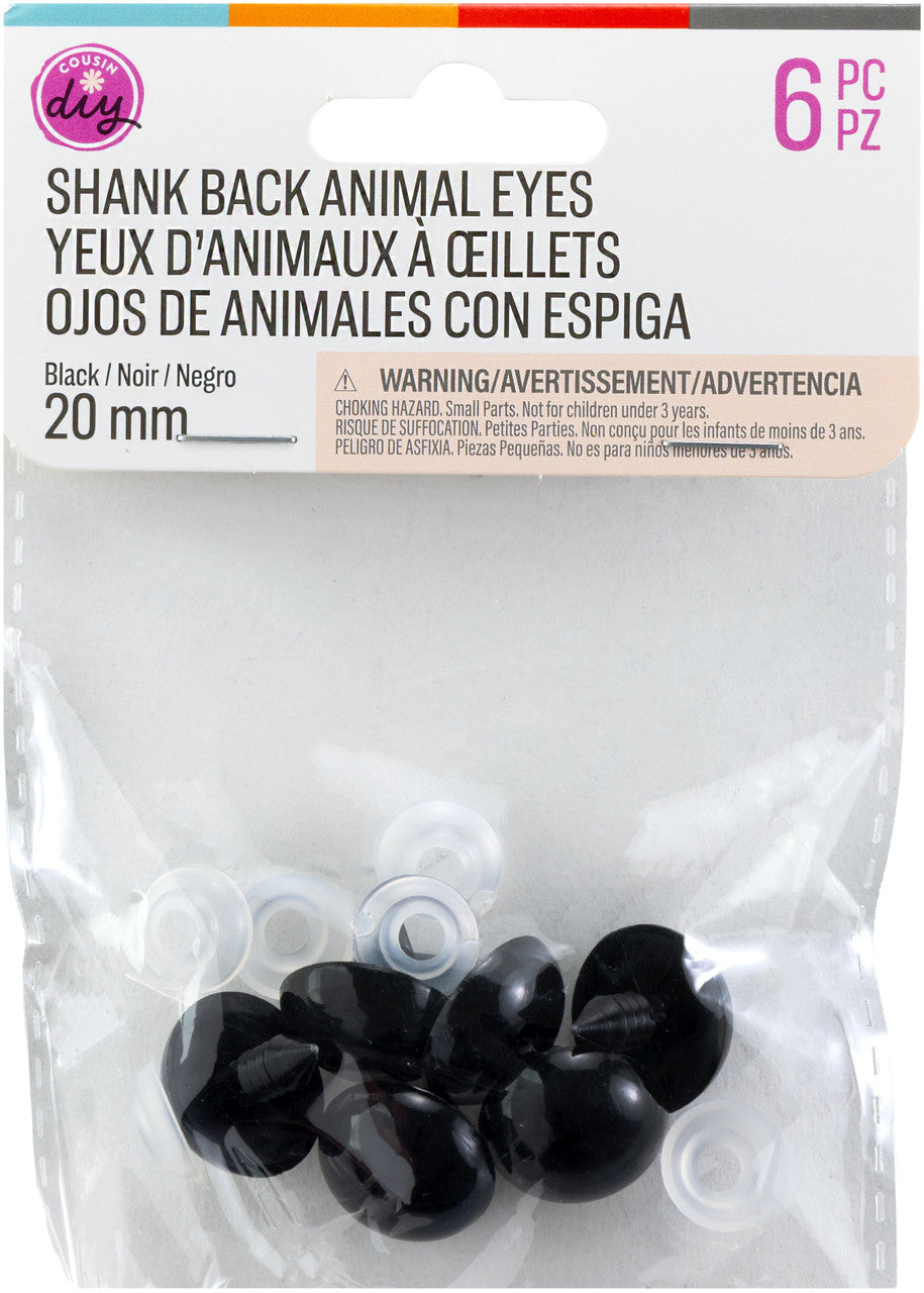20Mm Shank Back Eyes JB-43617