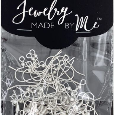 Silver Earwire With Coil JB-43652
