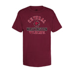CWU Youth Classic Tee JB-43669_MAROON