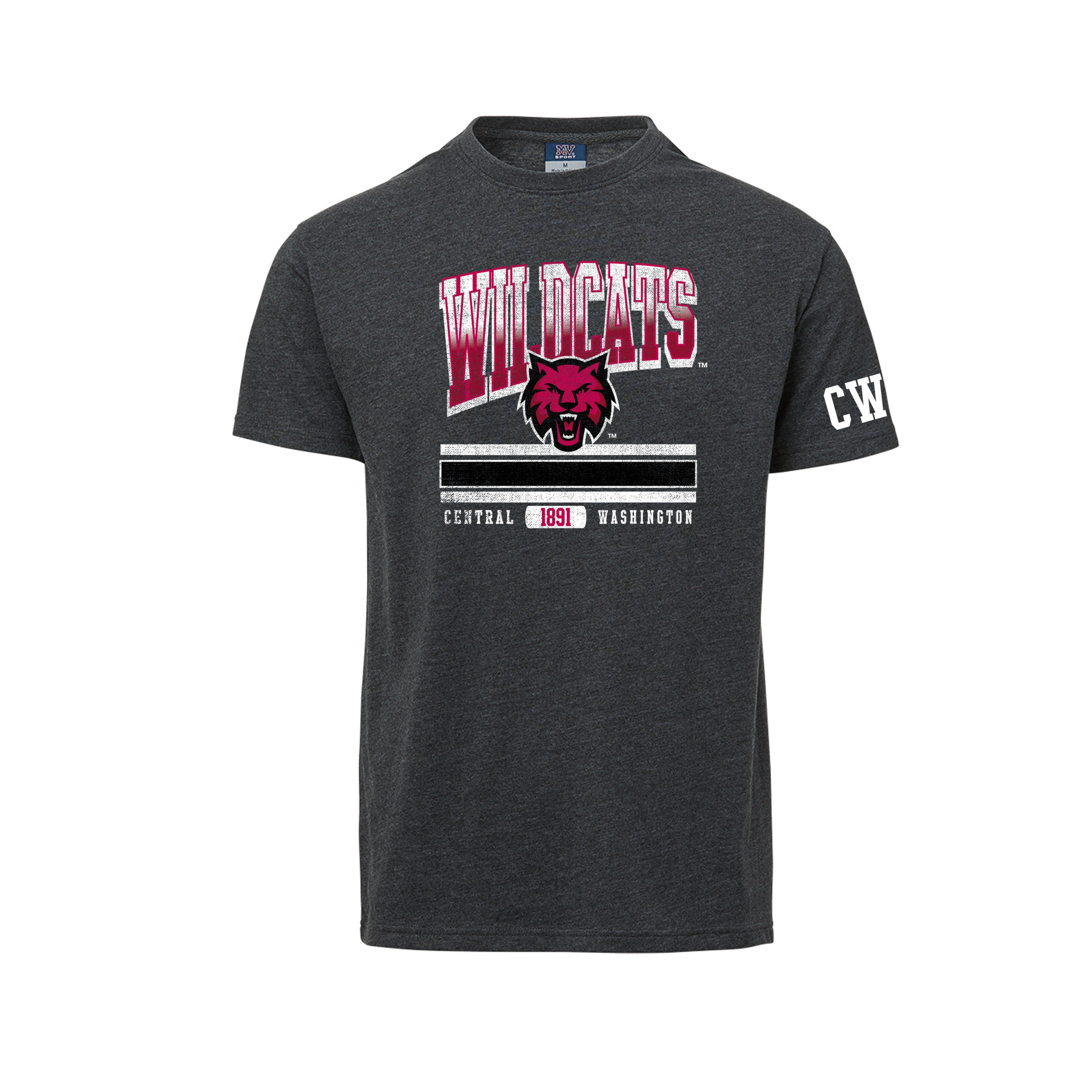 CWU Everest Sustainable Tee With Sleeve CWU Print JB-43670_CHARCOAL