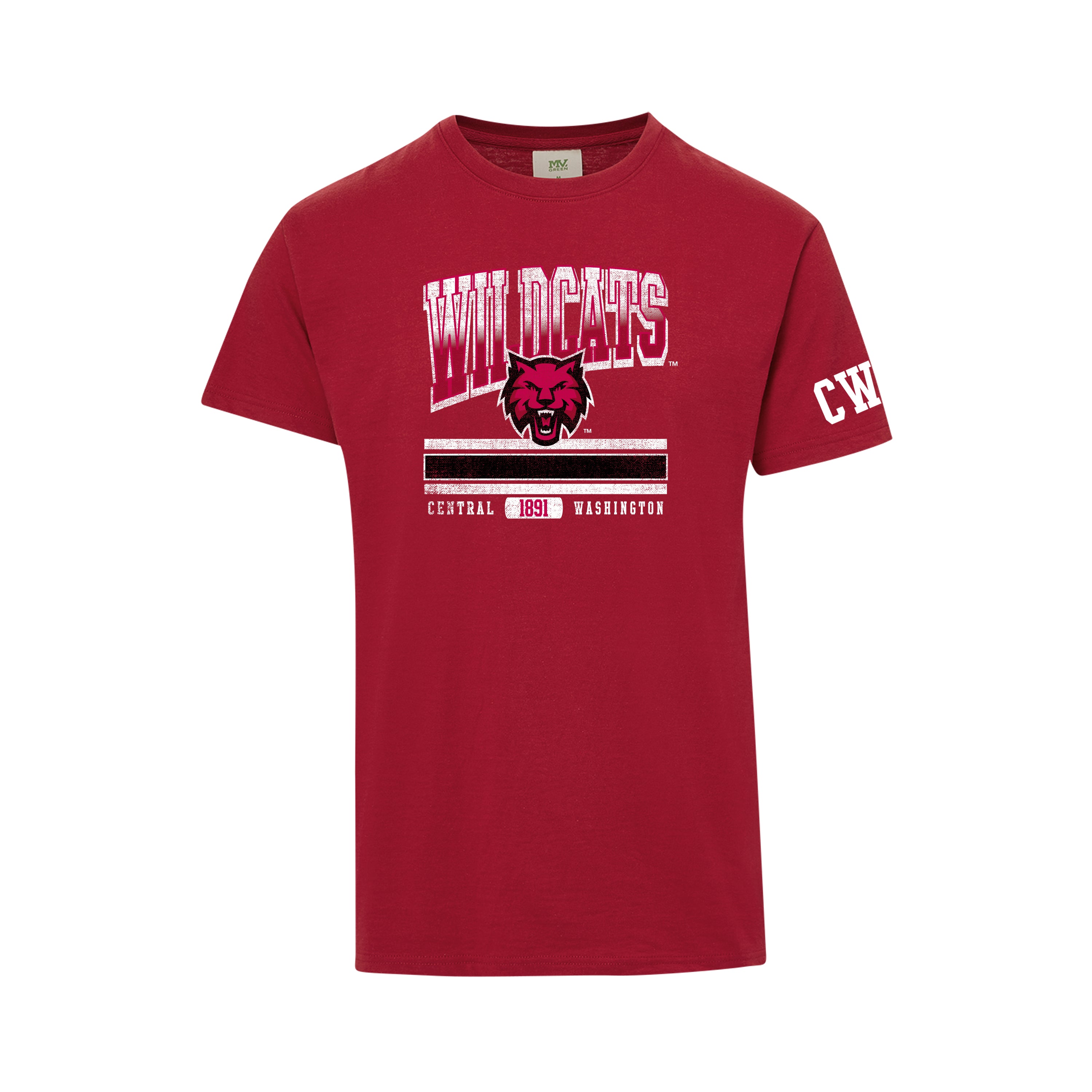 CWU Everest Sustainable Tee With Sleeve CWU Print JB-43670_CRIMSON