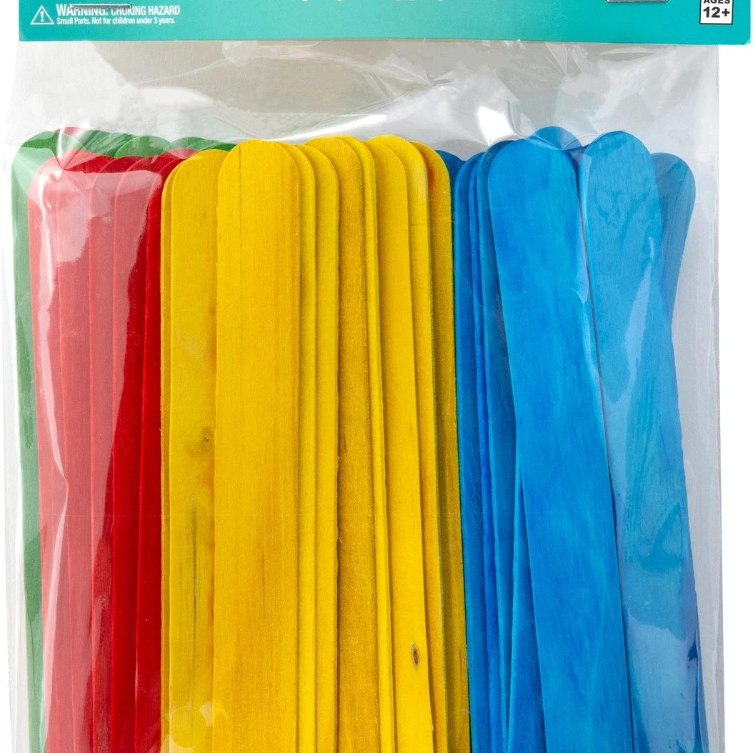 Colored Jumbo Craft Sticks JB-43673