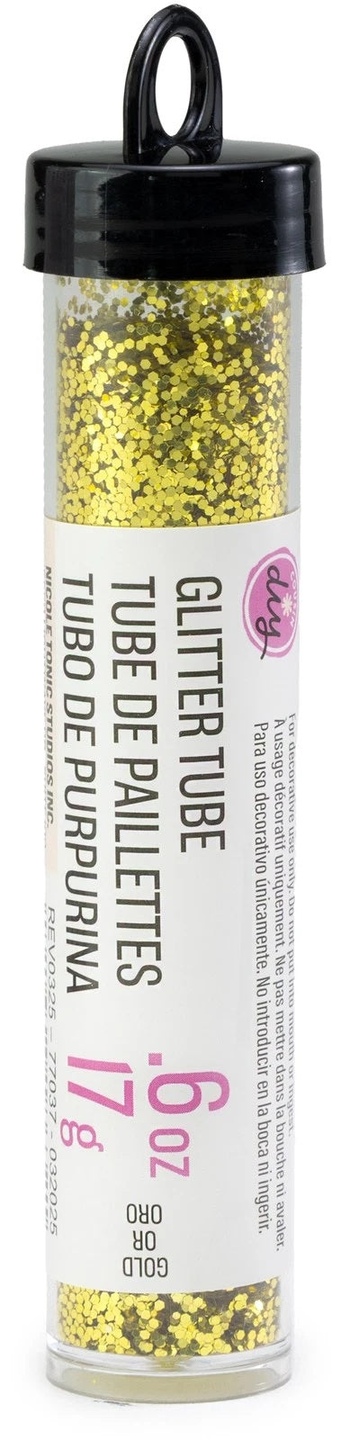 Gold Glitter Tube JB-43678