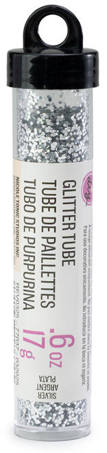 Silver Glitter Tube JB-43679