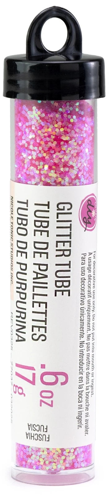 Fuschia Glitter Tube JB-43682