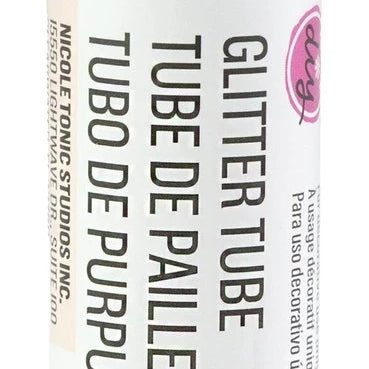 Met Lt Blue Glitter Tube JB-43683