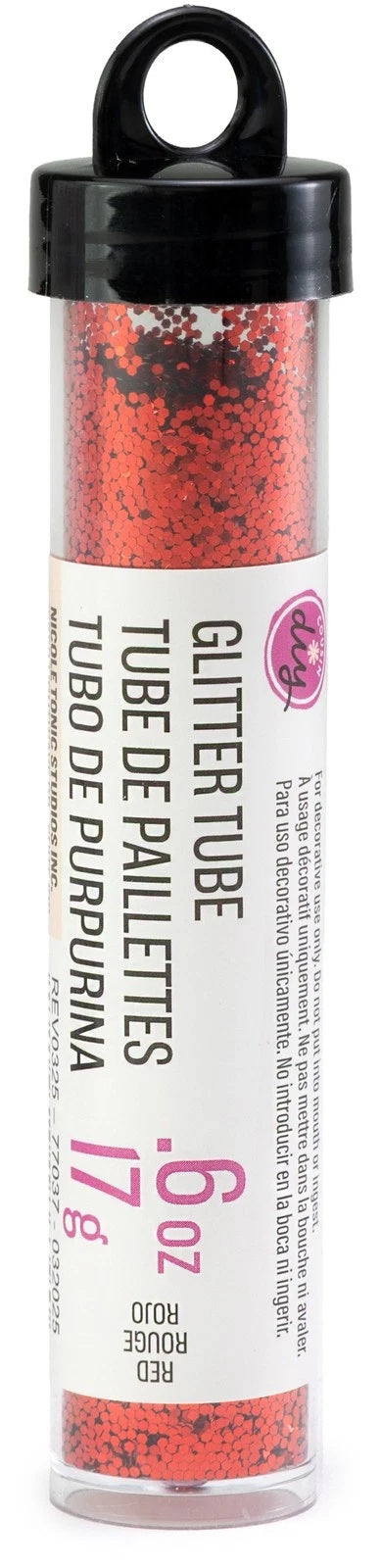 Met Red Glitter Tube JB-43684