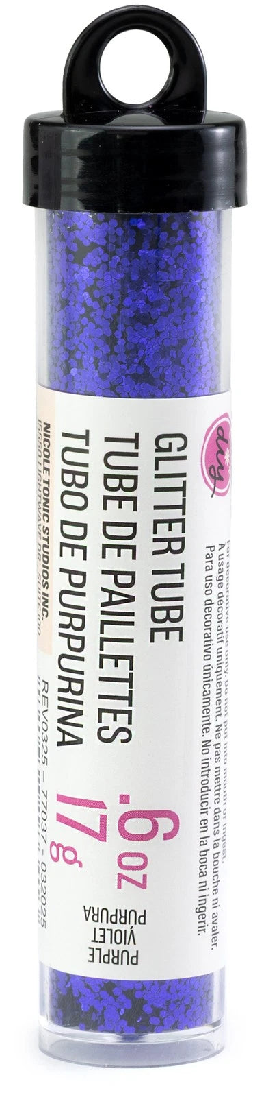 Met Purple Glitter Tube JB-43686