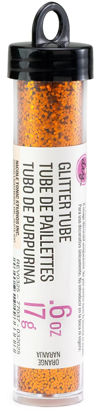 Copper Orange Glitter Tube JB-43691