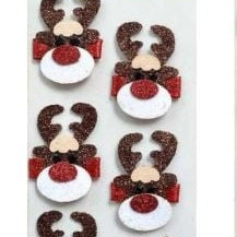 Festive Reindeer Stickers JB-43741