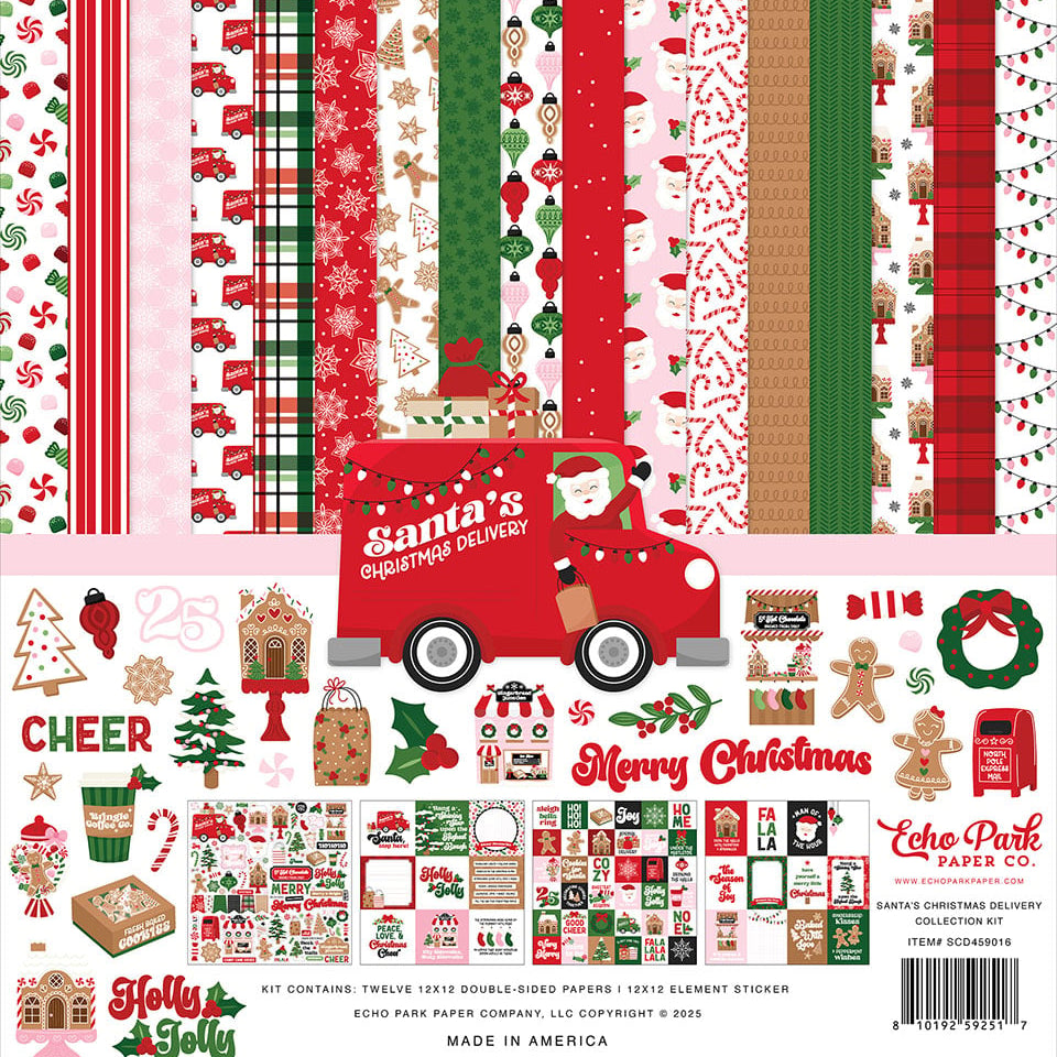 12X12 Xmas Paper Collection JB-43747