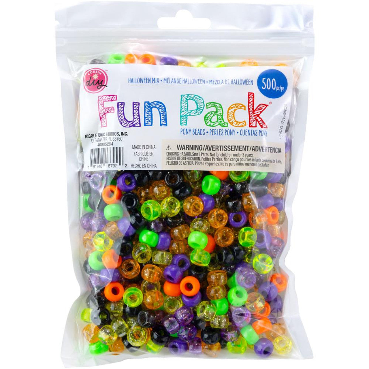 Halloween Mix Pony Bead Pack JB-43771