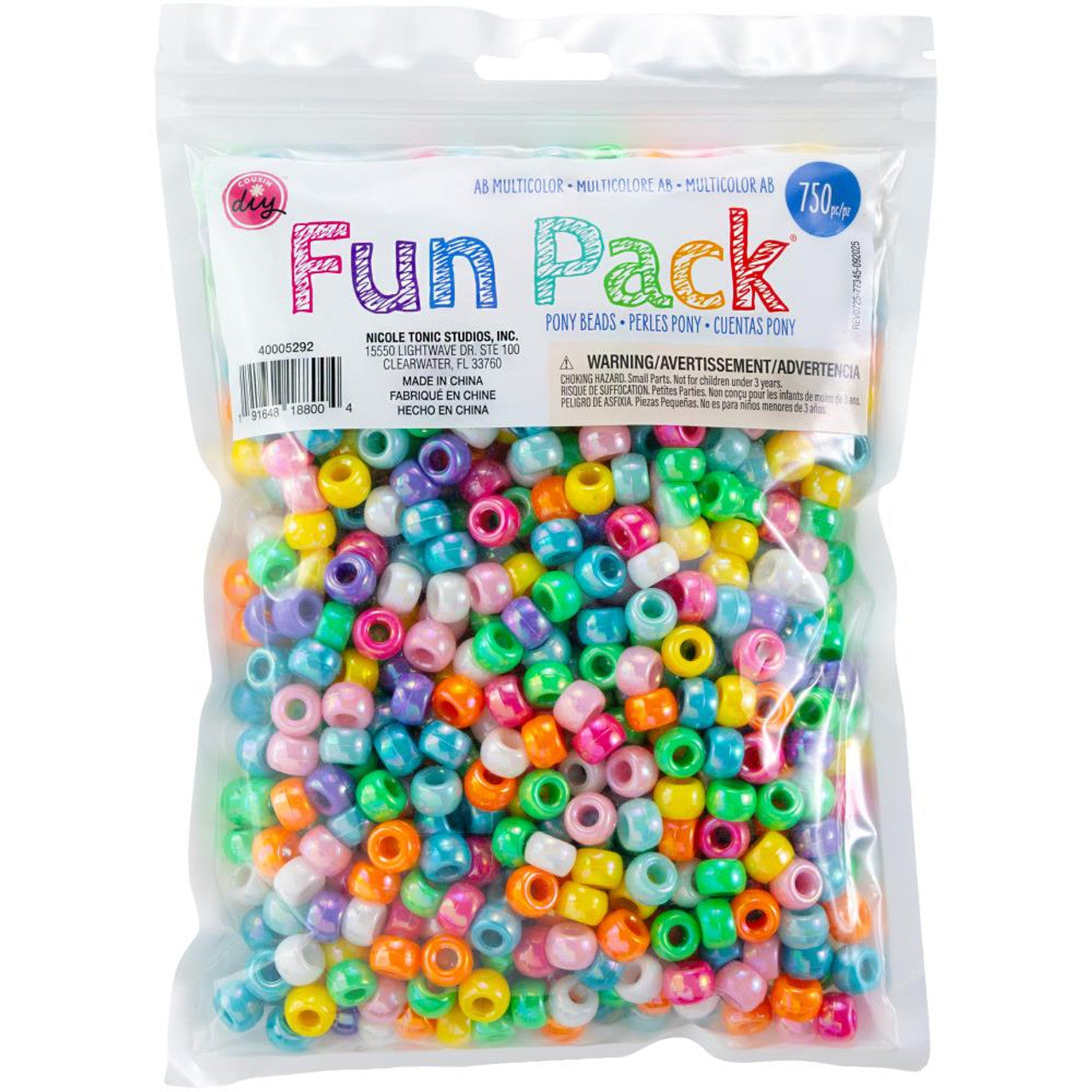 Ab Multi Pony Bead Pk JB-43780
