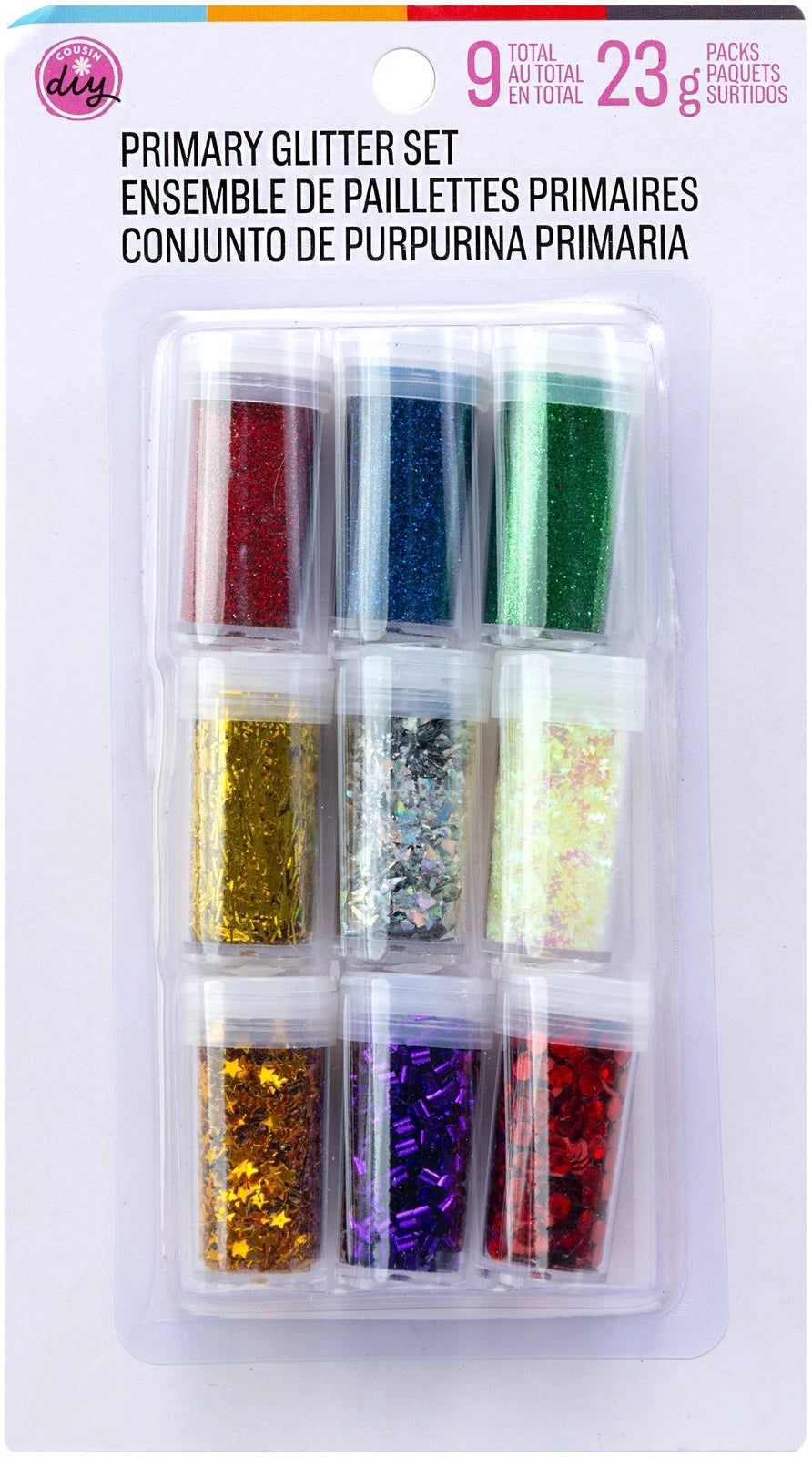 Primary Color Glitter Assorted JB-43781