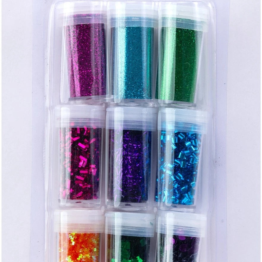 Jewel Tones Glitter Assorted JB-43783