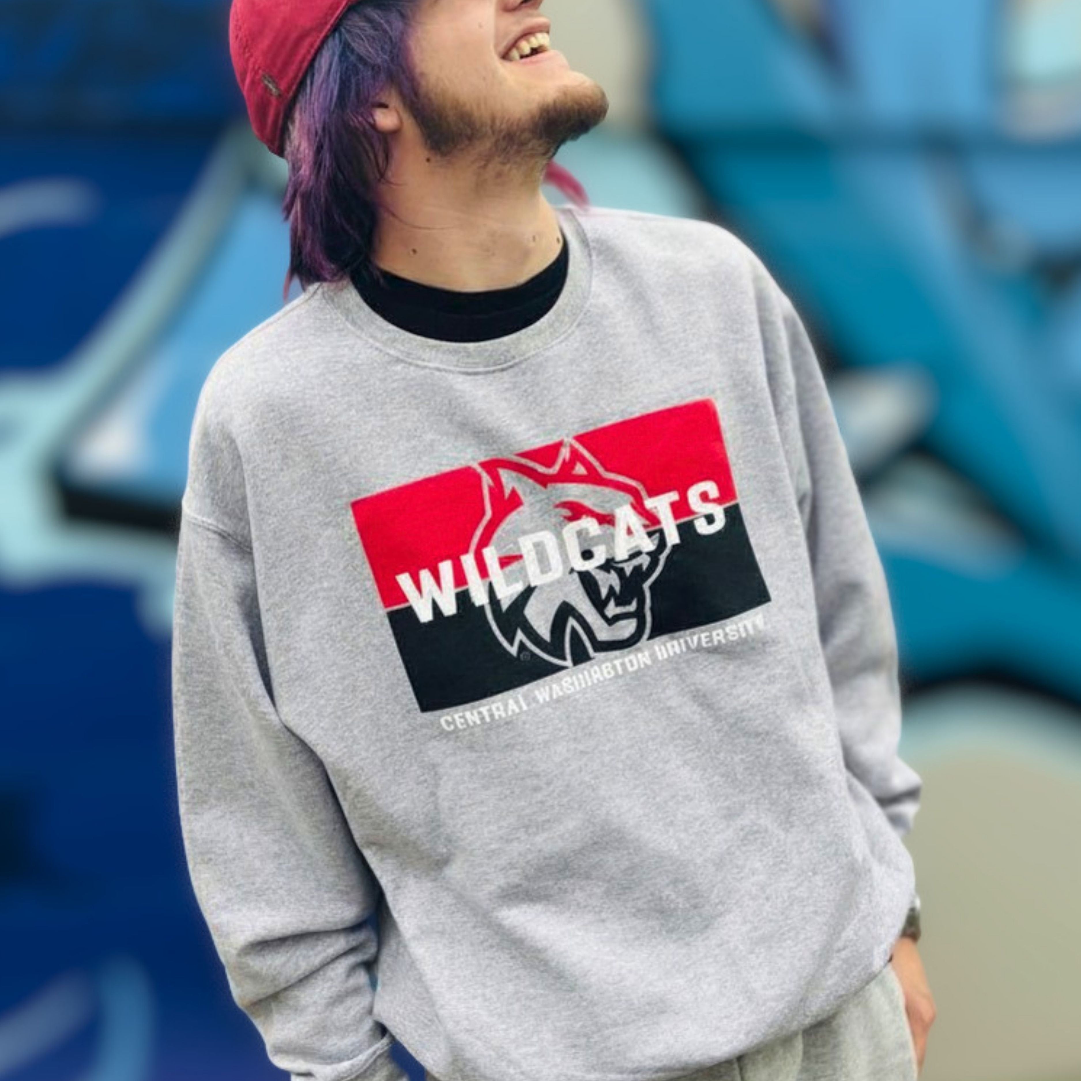 CWU Crewneck Fleece Sweatshirt 60 JB-43793