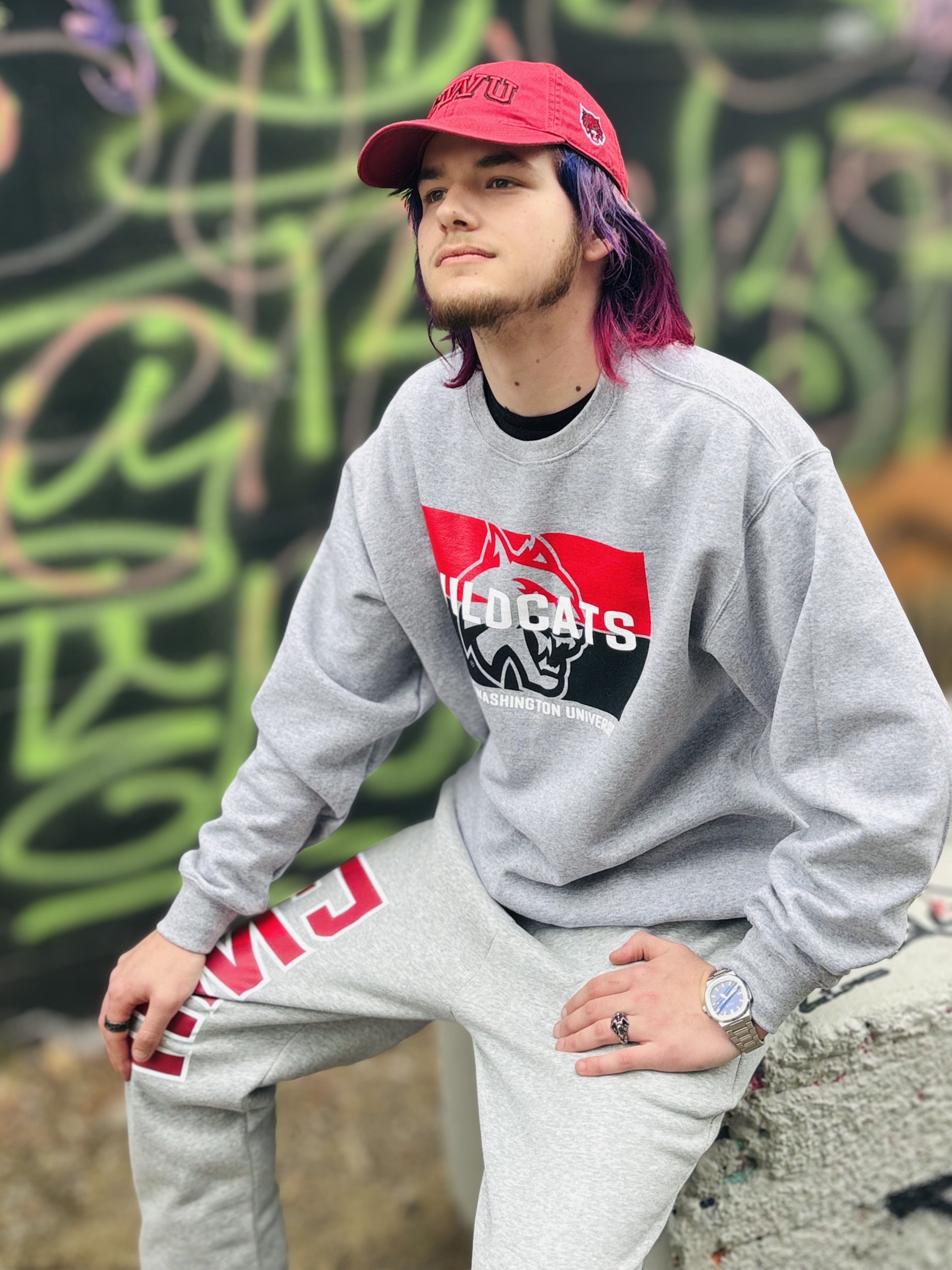 CWU Crewneck Fleece Sweatshirt 60 JB-43793_1