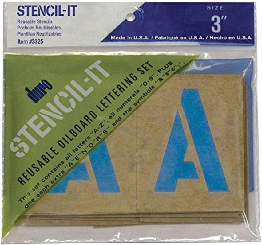 3" Letter Stencil JB-43899