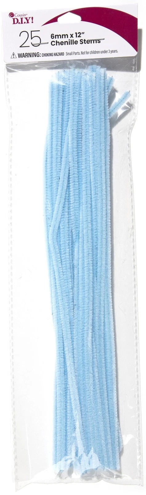 Light Blue Chenille Stems Pipe Cleaner JB-43903