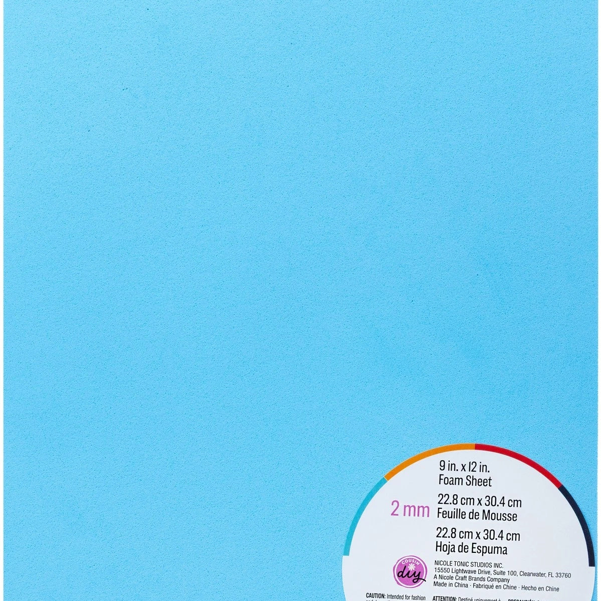Light Blue Foam Sheet 2Mm JB-43907
