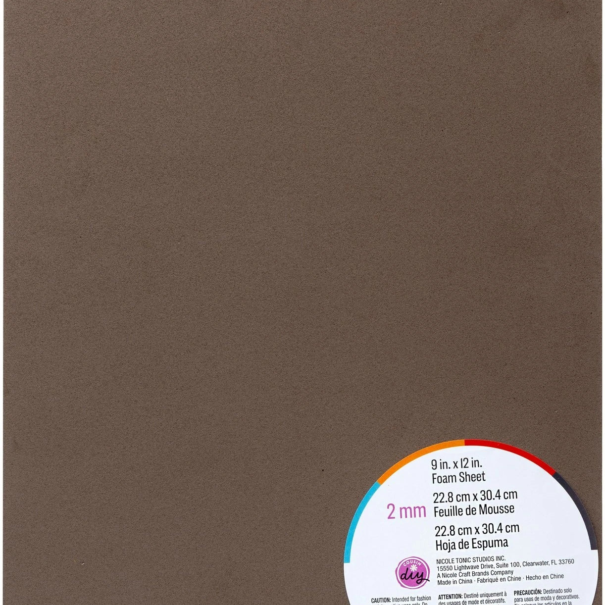Brown Foam Sheet 2Mm JB-43910