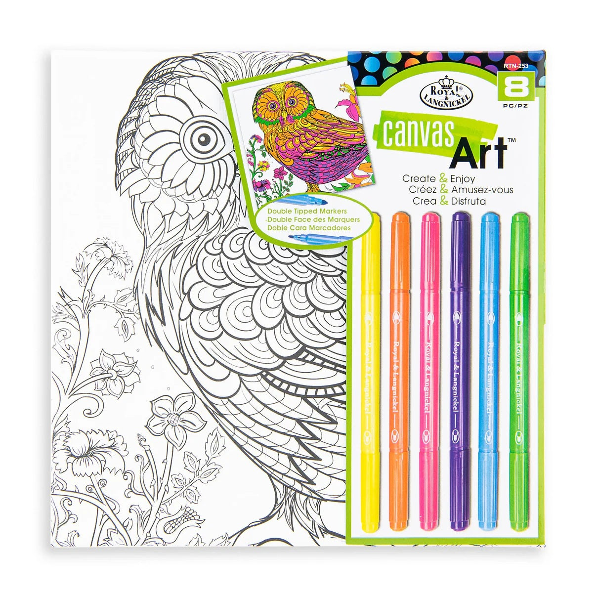 Canvas Art Marker Owl Set JB-43914_904afc9a-0a89-4bee-b4a9-d32b2aa30239