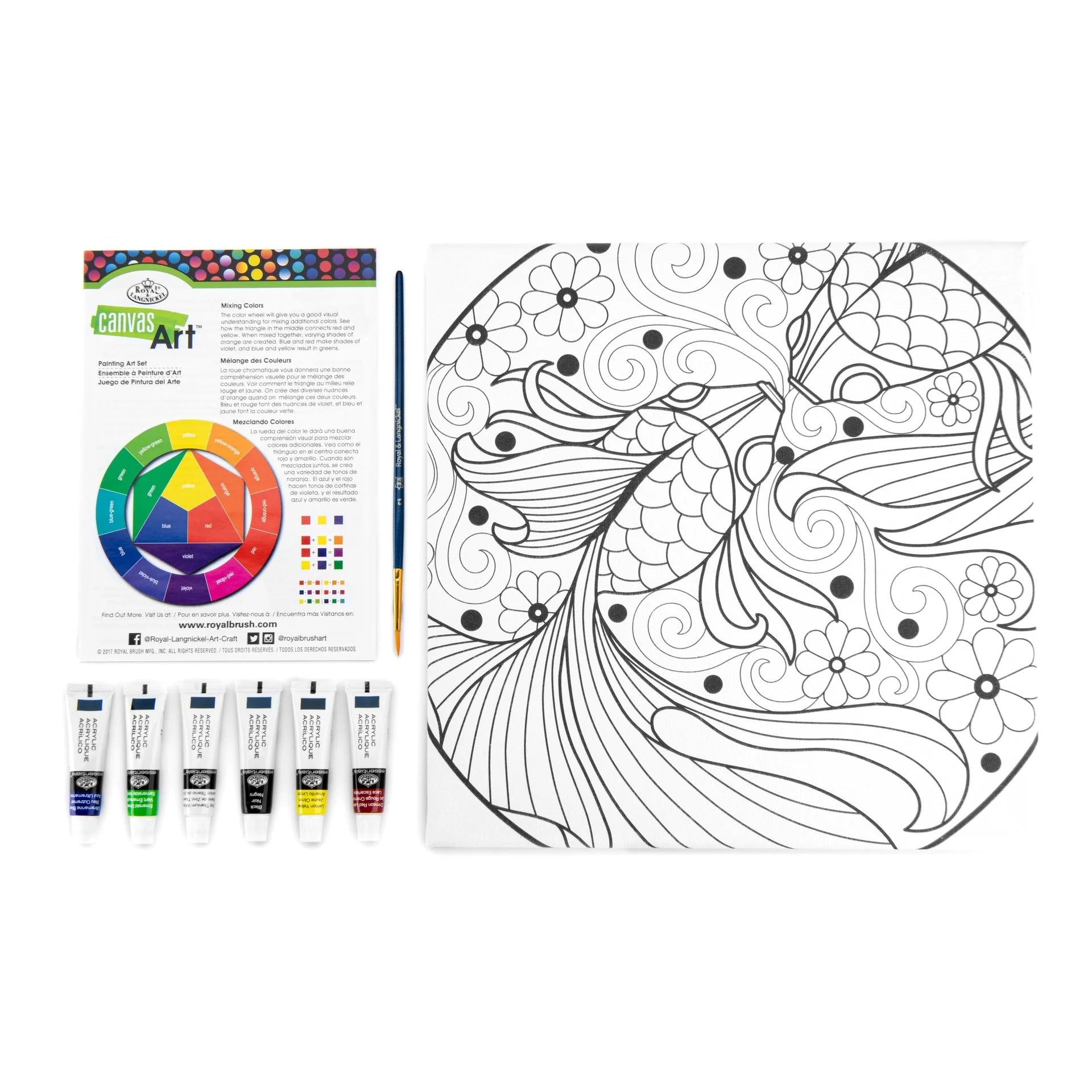 Canvas Art Paint Fish JB-43915_3ae99317-2180-4012-885b-df7184e6b17d