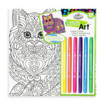 Canvas Art Marker Cat JB-43916