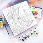 Canvas Art Paint Moon JB-43918