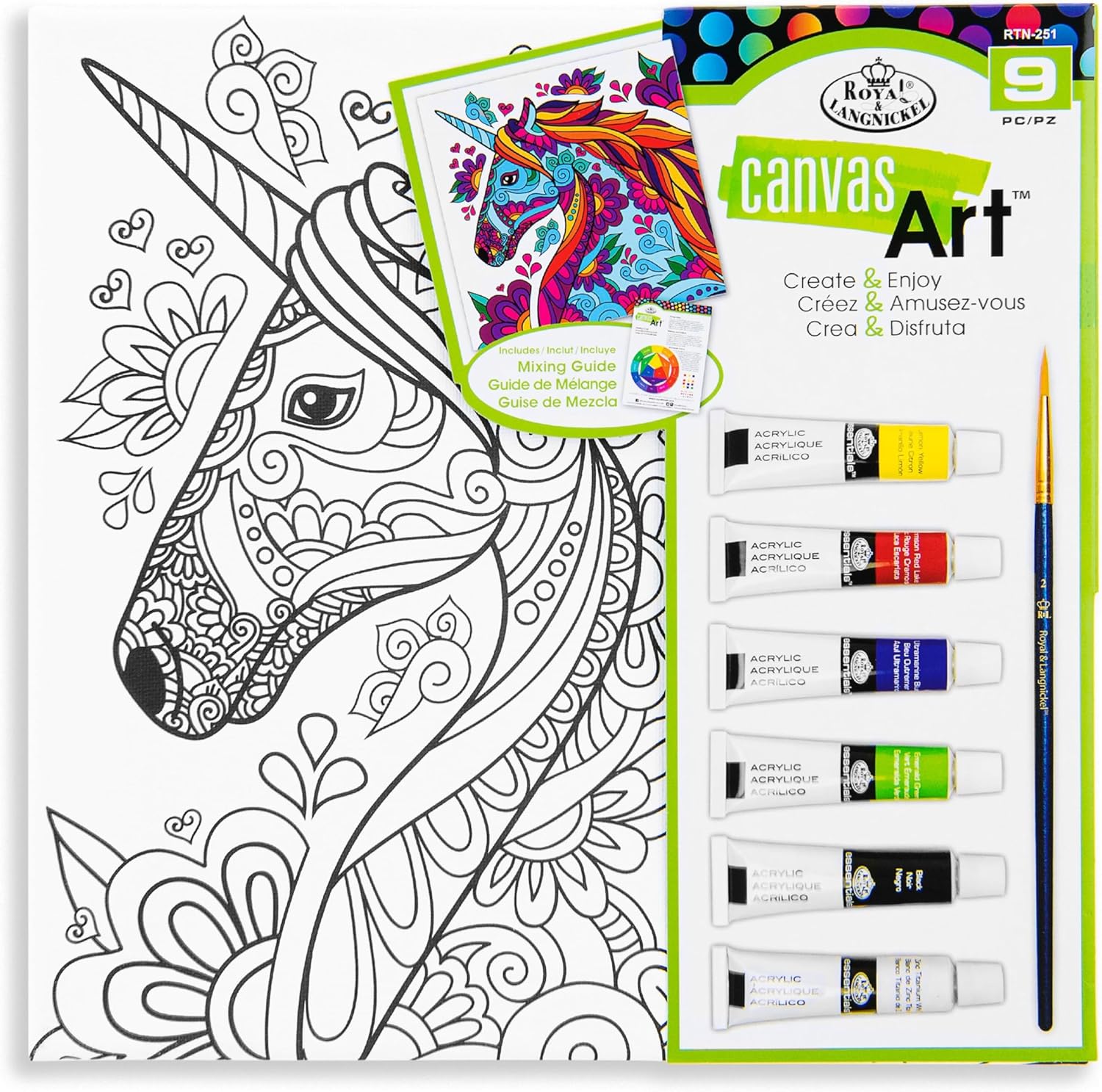 Canvas Art Paint Unicorn JB-43919