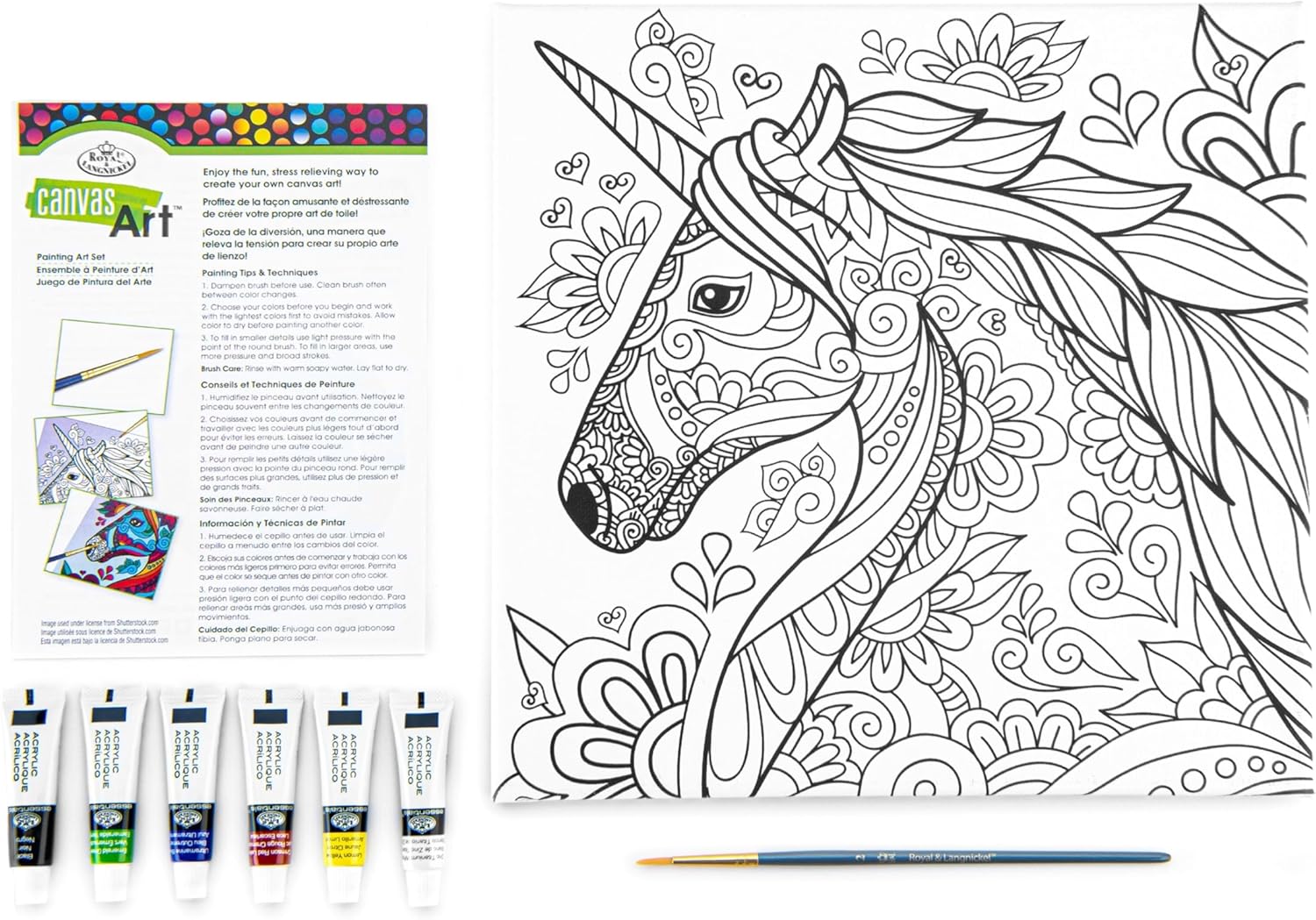 Canvas Art Paint Unicorn JB-43919_2