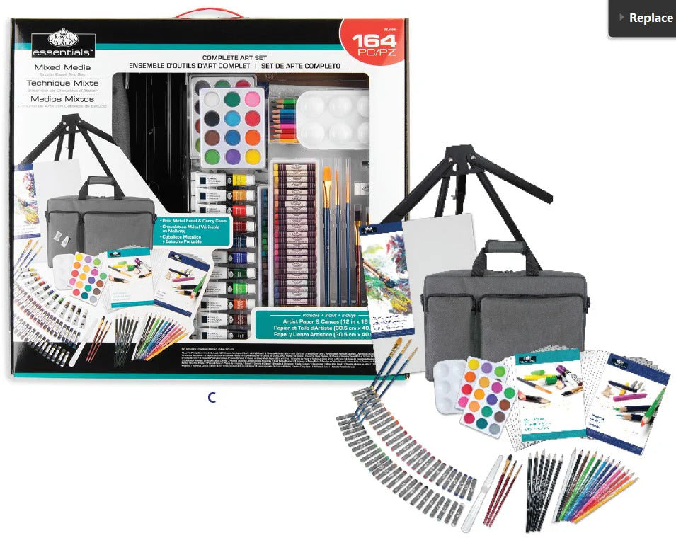 164 Piece Mixed Media Studio JB-43929