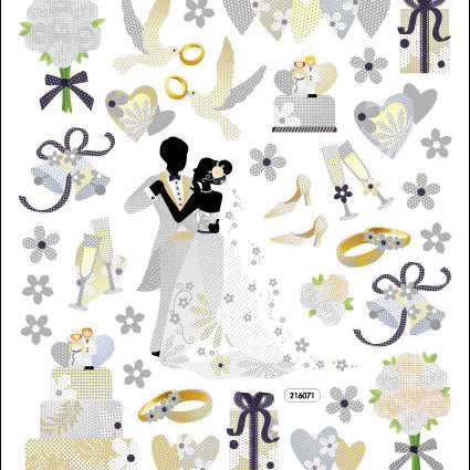 Wedding Dance Stickers JB-43945