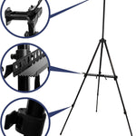 Trekker Aluminum Black Easel JB-43959_3