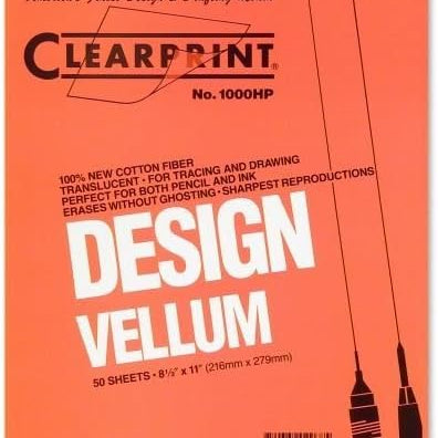 8.5X11 CLEAR VELLUM 30 JB-43986