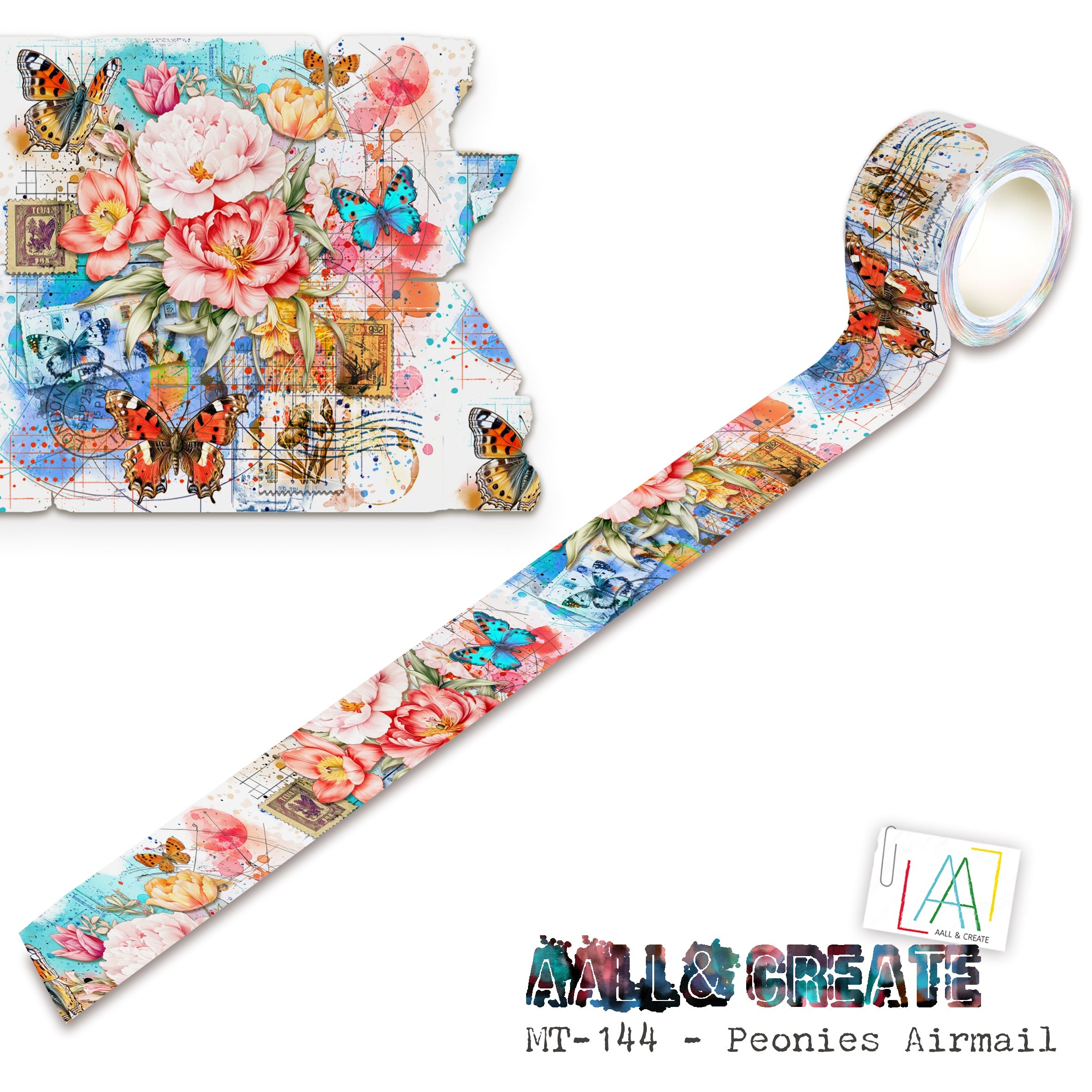 Peonies Washi Tape 30 JB-43996